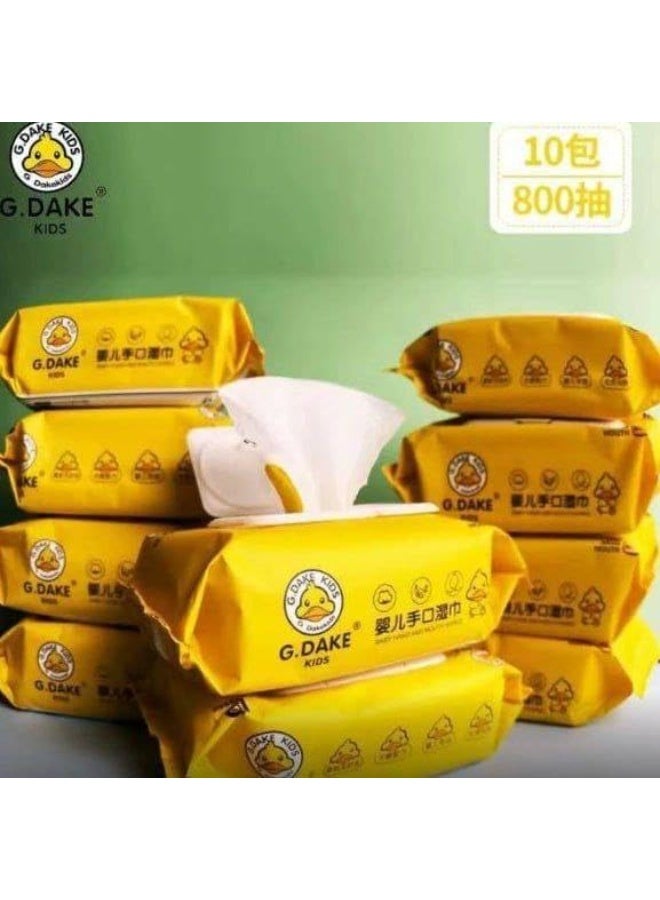 Multi-use wet wipes – 120 wipes for cleaning hands, mouth, and personal items - Image 3